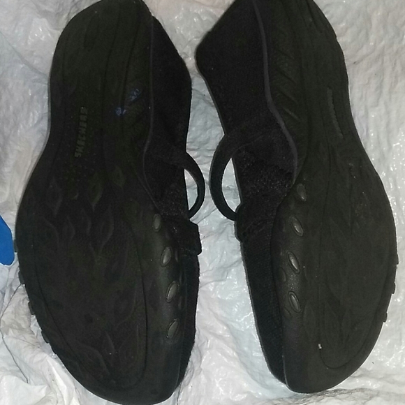 SKETCHERS MARY JANE SHOES  black Size 8 - Picture 2 of 2